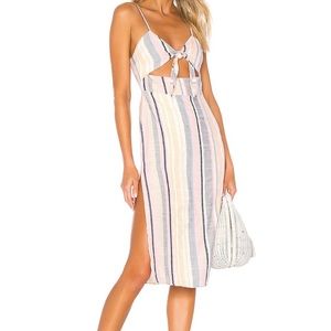 Majorelle Seashell Cutout Midi Dress